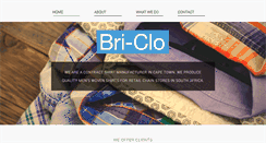 Desktop Screenshot of briclo.co.za
