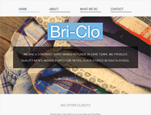 Tablet Screenshot of briclo.co.za